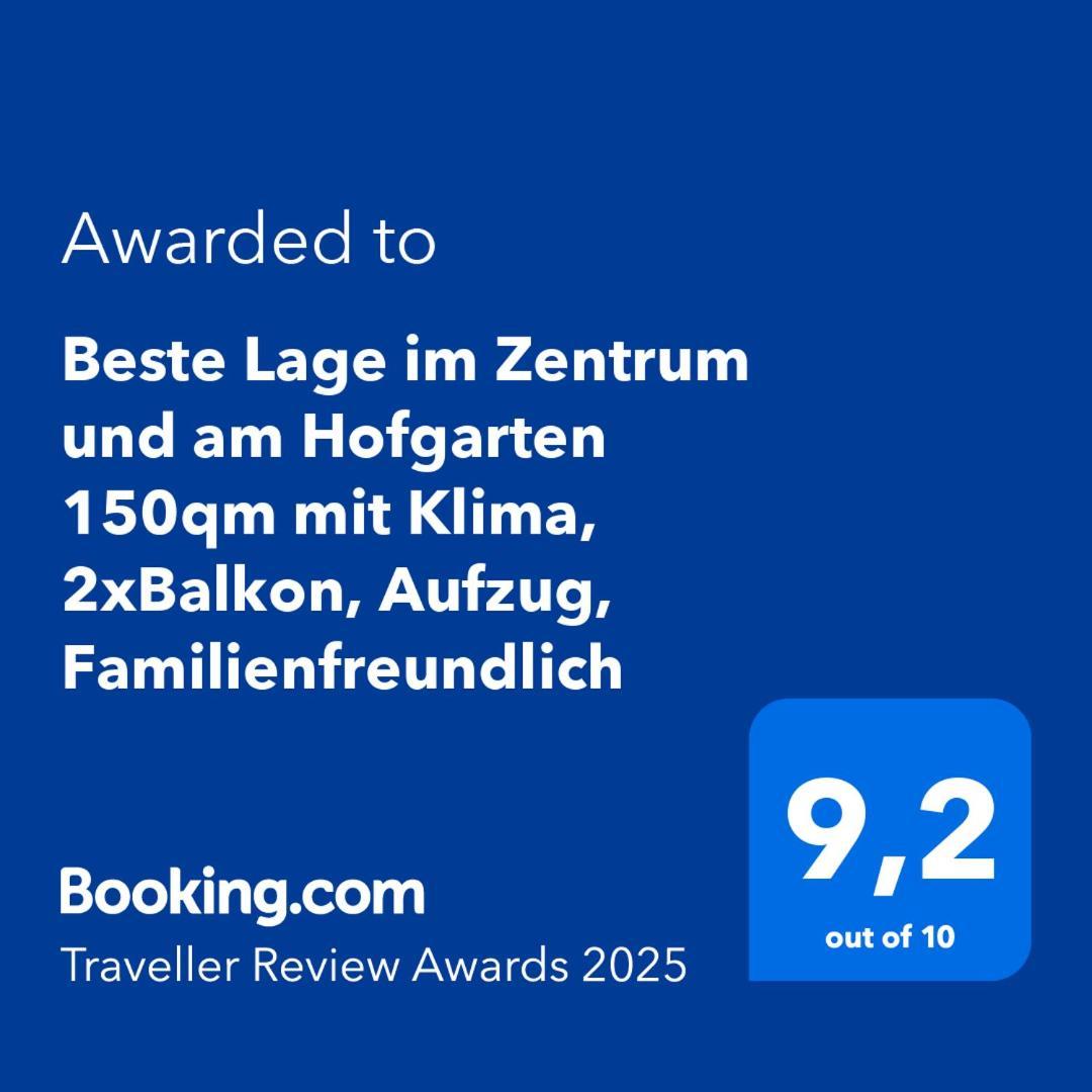 Beste Lage Im Zentrum Und Am Hofgarten 150Qm Mit Klima, 2Xbalkon, Aufzug, Familienfreundlich Bayreuth Bagian luar foto